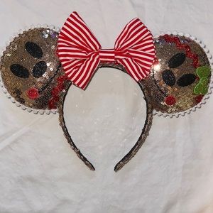 Christmas Gingerbread Minnie ears